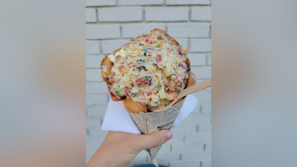 large ice cream cone