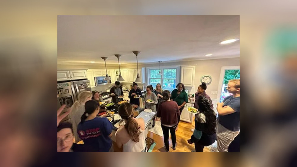 several people at a party